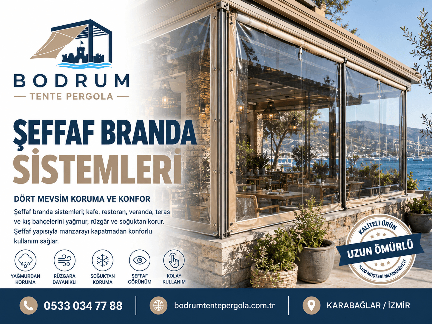 Şeffaf branda uygulaması